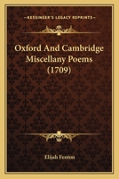 Oxford and Cambridge Miscellany Poems 1120015561 Book Cover