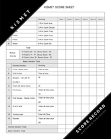 Matthew D. Publishing Kismet Score Record: Kismet Scoring Game Record Level Keeper Book for Cards Makes It Easy To Keep Track of Scores Sheet For The Game Kismet Scoresheet 1655046756 Book Cover
