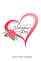 2020 Year Planner: 2020 year planner: Valentine gift for lovers 2020 Planner Weekly And Monthly: Cute flower cover design for planning the year 2020 | ... 2020 | valentine gifts for friends and family 1655947184 Book Cover