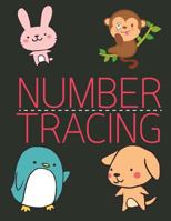 Number Tracing: Learning Number 0 to 20 - LARGE PRINT - Handwriting Practice Book For Kids Age 3-5 Year: Alphabet Writing Practice (Volume 2) 1975630416 Book Cover