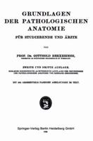 Grundlagen Der Pathologischen Anatomie: Fur Studierende Und Arzte 3662298376 Book Cover
