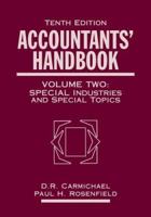 Accountant's Handbook: Special Industries and Special Topics (Accountants' Handbook Vol. 2) 0471269921 Book Cover