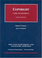 Copyright: Cases and Materials: 2004 Supplement 1587788004 Book Cover
