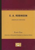 Edwin Arlington Robinson 0816602697 Book Cover
