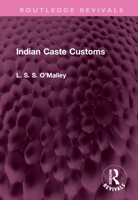 Indian Caste Customs 103246917X Book Cover