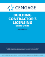 Cengage Building Contractor's Licensing Exam Guide: Based on the 2021 IRC & IBC 0357502566 Book Cover