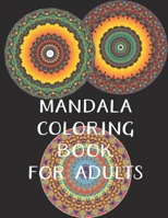 mandala coloring book for adults B093B239H4 Book Cover