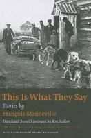 This is What They Say: Stories 0295989335 Book Cover