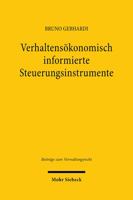 Verhaltensokonomisch Informierte Steuerungsinstrumente: Nudging' Im Deutschen Verwaltungsrecht (Beitrage Zum Verwaltungsrecht, 23) 3161616693 Book Cover