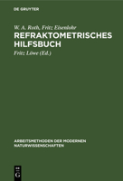 Refraktometrisches Hilfsbuch 3110980886 Book Cover