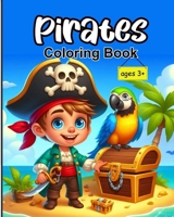 Pirates Coloring Book: A Swashbuckling Coloring Adventure for Kids Ages 3+ (A Spot of Color) 1998629074 Book Cover