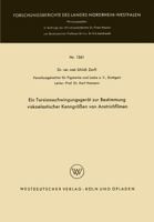 Ein Torsionsschwingungsgerat Zur Bestimmung Viskoelastischer Kenngrossen Von Anstrichfilmen 3663061558 Book Cover