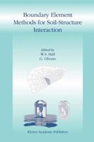 Boundary Element Methods for Soil-Structure Interaction 1402013000 Book Cover