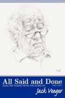 All Said and Done 193424614X Book Cover