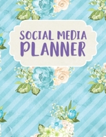 Social Media Planner: 288 Pages, Soft Matte Cover, 8.5 x 11 1697287751 Book Cover