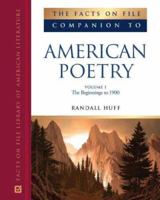 The Facts on File Companion to American Poetry (Facts on File Companion to Literature) 0816069506 Book Cover