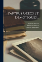 Papyrus Grecs Et D�motiques... 1017816964 Book Cover