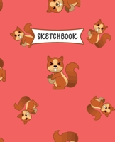 Sketchbook: Cute Chipmunk Sketch Book for Kids - Practice Drawing and Doodling - Sketching Book for Toddlers & Tweens 1674364695 Book Cover