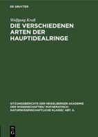 Die verschiedenen Arten der Hauptidealringe 3111046583 Book Cover