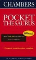 Chambers Pocket English Thesaurus 0550105824 Book Cover