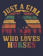 Just a girl who loves horses 1088427596 Book Cover