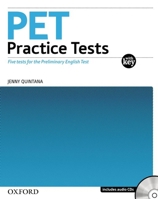 PET Practice Tests:: Practice Tests With Key and Audio CD Pack: Workbook with Key and CD in Pack 0194534685 Book Cover