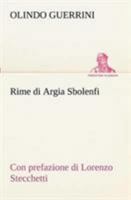 Rime di Argia Sbolenfi 1479324248 Book Cover