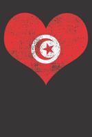 Notebook: College Ruled 6x9 120 Pages Tunisia Tunisian Country Flag 1081970480 Book Cover