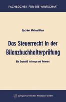 Das Steuerrecht in Der Bilanzbuchhalterprufung 366312715X Book Cover