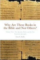 Why Are These Books in the Bible and Not Others? Volume Three: The Apostolic Fathers and the New Testament Apocrypha 136553362X Book Cover