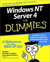 Windows NT Server 4 for Dummies (For Dummies) 0764505246 Book Cover