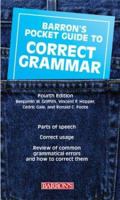 A Pocket Guide to Correct Grammar (Barron's Educational Series) 081202849X Book Cover