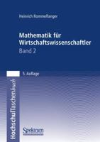 Mathematik für Wirtschaftswissenschaftler II 3827411912 Book Cover
