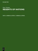 Regents Of Nations: Part 2: America and Africa 3598215444 Book Cover