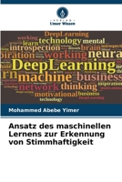 Ansatz des maschinellen Lernens zur Erkennung von Stimmhaftigkeit (German Edition) 6207677234 Book Cover