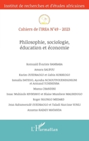 Philosophie, sociologie, éducation et économie (Cahiers de l'Irea) (French Edition) 2140353595 Book Cover