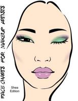 Face Charts for Makeup Artists Shea 1983880701 Book Cover