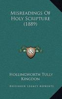 Misreadings Of Holy Scripture 1120328551 Book Cover