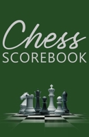 Chess Scorebook: Score Page and Moves Tracker Notebook, Chess Tournament Log Book, 100 Games with 62 Moves, Cream Paper, 5.5″ x 8.5″, 104 Pages 1716301394 Book Cover