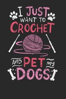 Notebook: Crochet Dogs Dot Grid 6x9 120 Pages 1688366938 Book Cover