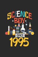 Science Boy Since 1995: Graph Ruled Notebook - Journal For Scientist And Student Lab 1692769960 Book Cover