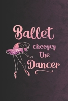 Ballet Chooses The Dancer: 2 Year Undated Weekly Planner For Ballet Dancers And Dance Teachers 1694522873 Book Cover