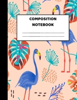 Composition Notebook: Pretty Wide Ruled Paper Notebook Journal | Wide Blank Lined Workbook for Teens Kids Students Girls for Home School College for Writing Notes | 8.5 x 11, 110 pages B07Y4KC5Q4 Book Cover