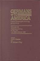 Germans to America, July 2, 1894 - Oct. 31, 1895: Lists of Passengers Arriving at U.S. Ports 0842028404 Book Cover