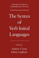 The Syntax of Verb Initial Languages (Oxford Studies in Comparative Syntax) 0195132238 Book Cover