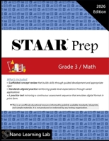 STAAR* Prep: Grade 3 / Math (Nano Learning Lab) B0GQYB78T7 Book Cover