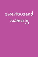 zweitausend zwanzig: Wochen Notizkalender 2020 A5 Lila 167895473X Book Cover