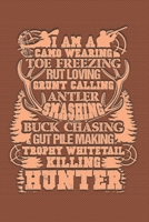 Hunter Camo Wearing Dot Grid: 6 x 9 Journal 1709784563 Book Cover