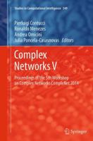 Complex Networks V: Proceedings of the 5th Workshop on Complex Networks CompleNet 2014 3319054007 Book Cover