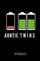 Auntie Twins Notizbuch: A5 KALENDER als Geschenk f�r werdende Patentanten Du wirst Tante Geschenkidee Weihnachtsgeschenke Schwester Schwanger �berraschung 1678892734 Book Cover